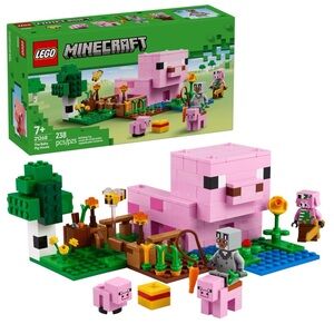 LEGO Minecraft Pink Pig Playset
